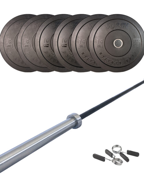SQ&SN CF Vægtstangssæt 60 kg + 20 kg Stang v2