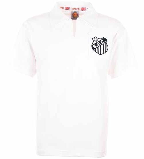 Santos 1960S-1970S Retro Football Shirt-M Hvid