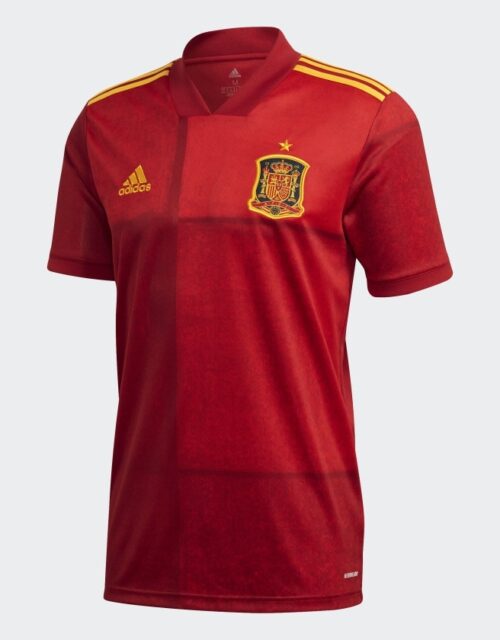 Spain home jersey 2020/22 - by adidas-M Rød