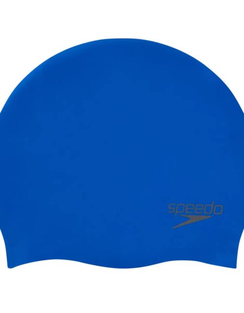 Speedo Moulded Badehætte, blå