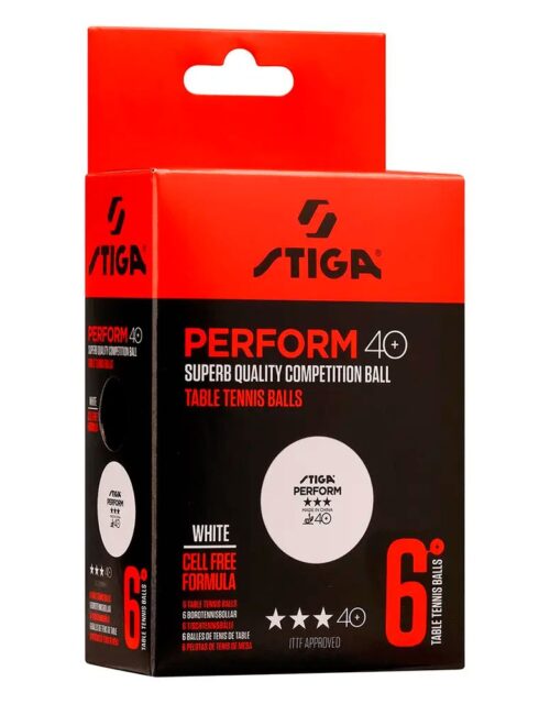 Stiga Perform 40+ 3 star Bordtennisbolde 6-pak