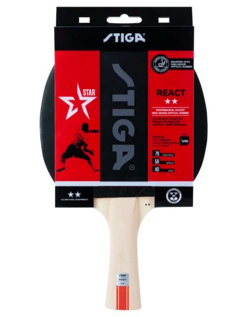 Stiga React 2-star Bordtennisbat