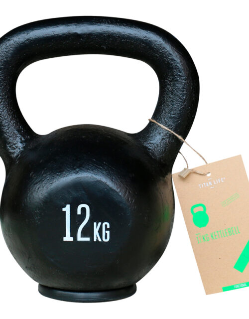 Titan LIFE Kettlebell 12 kg. (Støbejern)