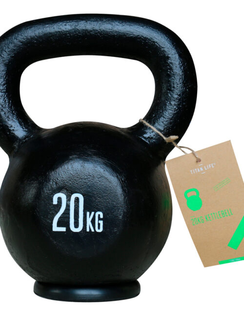 Titan LIFE Kettlebell 20 kg. (Støbejern)