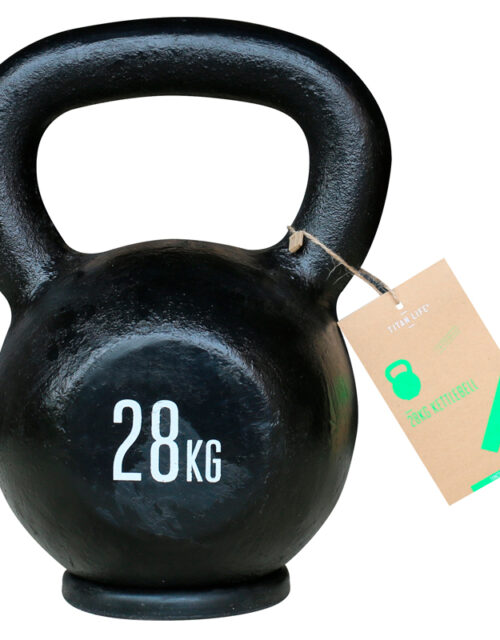 Titan LIFE Kettlebell 28 kg. (Støbejern)