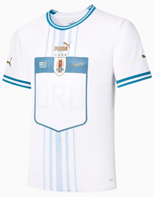 Uruguay away jersey World Cup 2022 - mens-XL Hvid