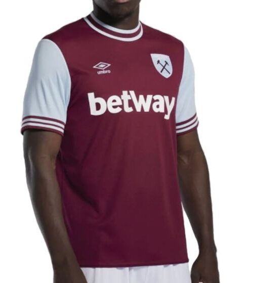West Ham home jersey 2024/25 - adults-L | 44 Rødbrun