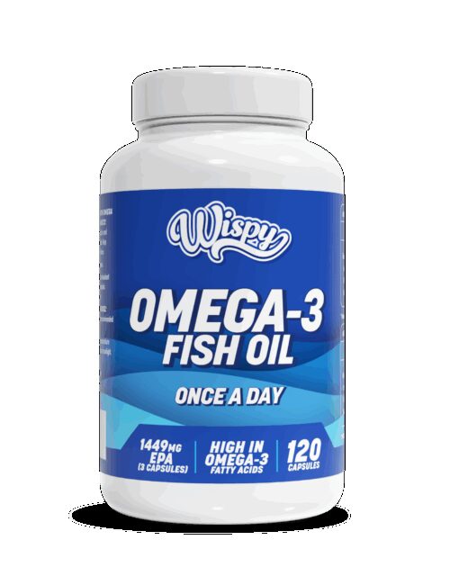 Wispy Omega 3 (120 stk)  -  Essentielle fedtsyrer | Støtter hjerte & hjernefunktion