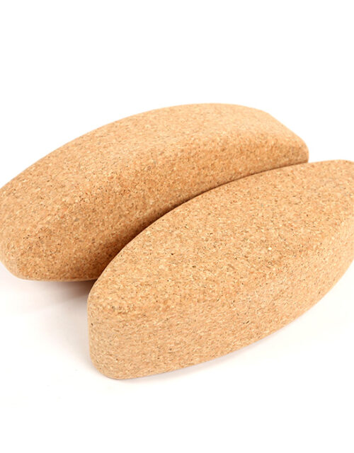 Yoga blok i kork (Oval - 305 x 120 x 75 mm)