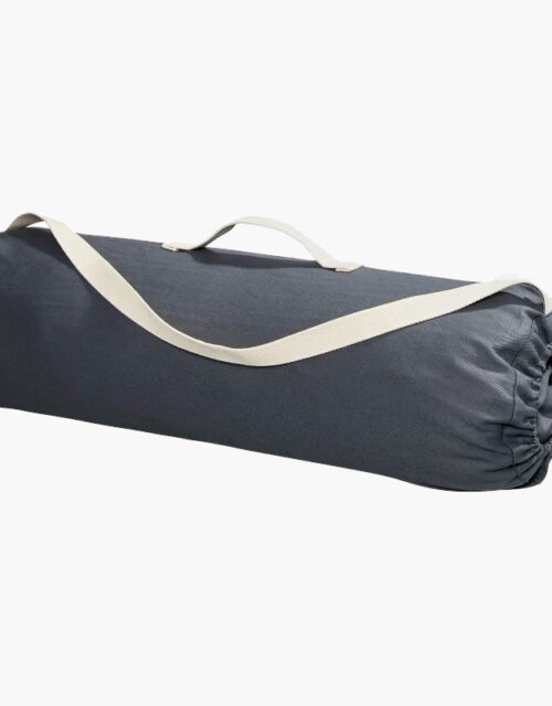 Yoga taske i økologisk bomuld, BY 100 cm (Mørkegrå)