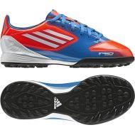 didas F10 TRX TF J Fussballschuhe infrared-running white-bright blue - 38,5-5.5 UK