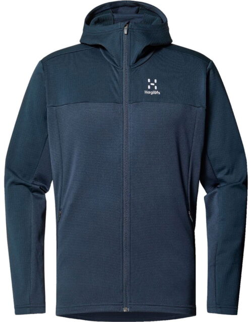 Haglöfs Lark Hood Midlayer Trøje Herre, blå