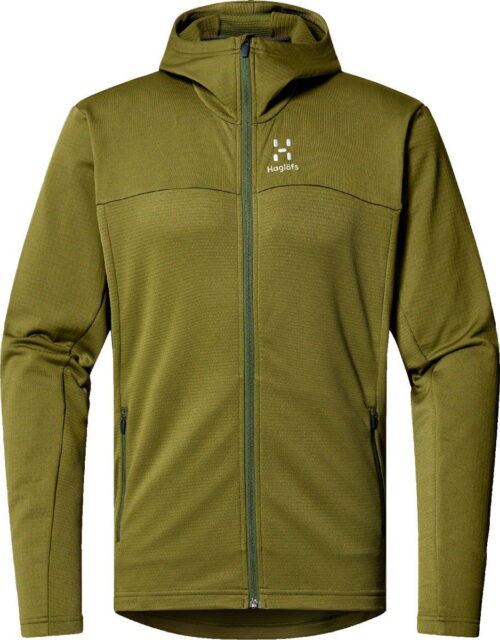 Haglöfs Lark Hood Midlayer Trøje Herre, oliven