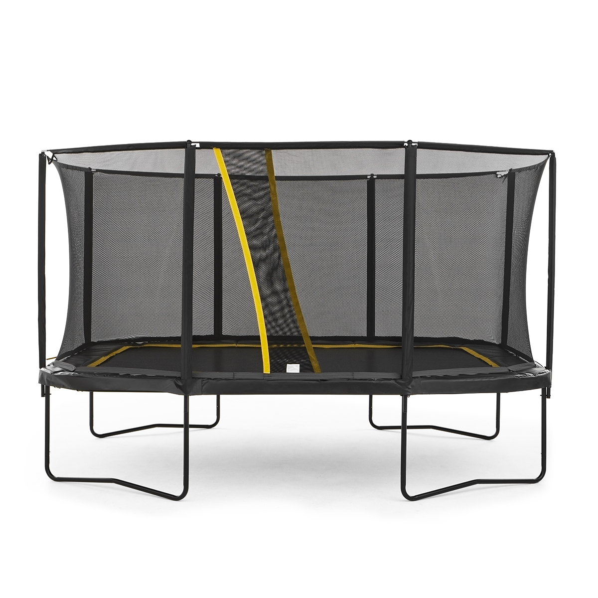 Jumpmaster Premium Fly 430 Rectangular Trampolin Sort
