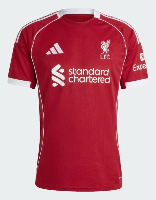 Liverpool home jersey 2025/26 - mens-S Rød