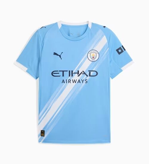 Manchester City home jersey 2025/26 - mens-M Lyseblå