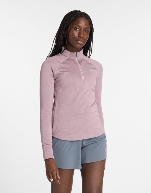 New Balance Athletics Heat Grid Half-Zip Midlayer Dame