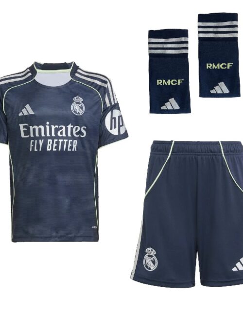 Real Madrid away kit 2025/26 - youth-128 Mørkeblå